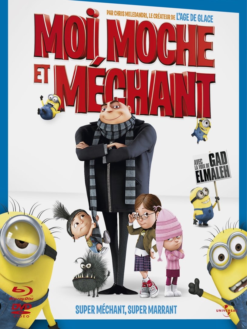 Moi moche et méchant [ bo Blu ray 3D Blu ray Copie digitale] DVD &