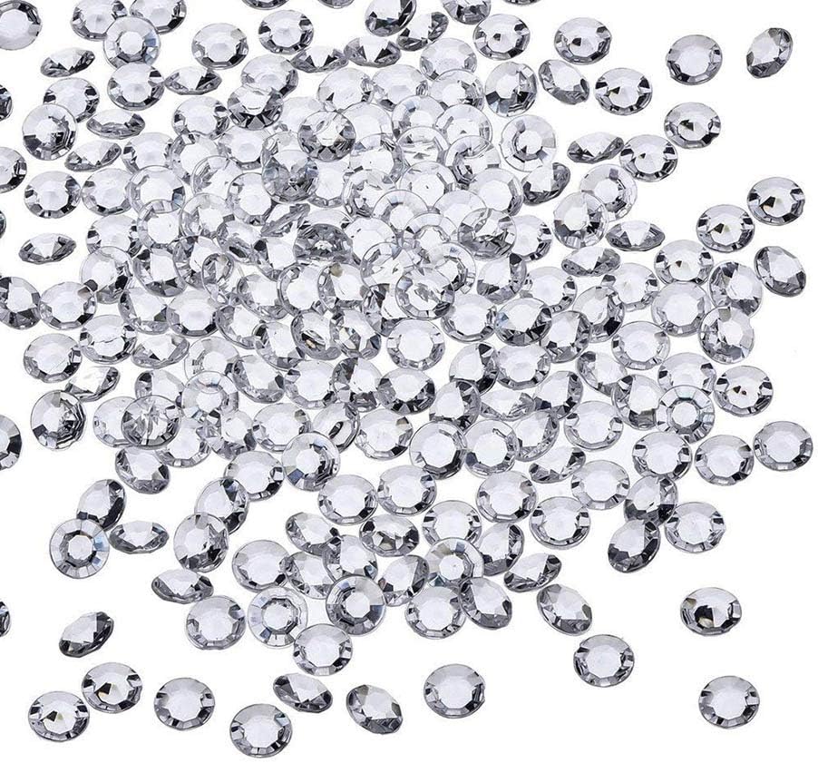 Meihuasheng Acrylic Diamonds Table Confetti Party Toy Decorations for Weddings (4.5MM) (2000, Clear)