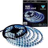 Triangle Bulbs T93003 - BLUE Waterproof Flexible LED Strip Light, 300 LED's, 3528 SMD, BLUE, 16.4 feet / 5M