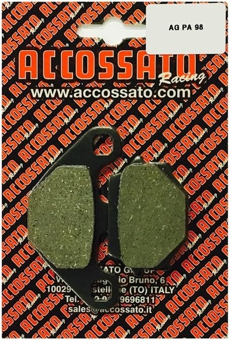 ACCOSSATO Brake Pad agpa98or, Kawasaki > ZR 400 Xanthus (ZR 400D1), 400 (1992)