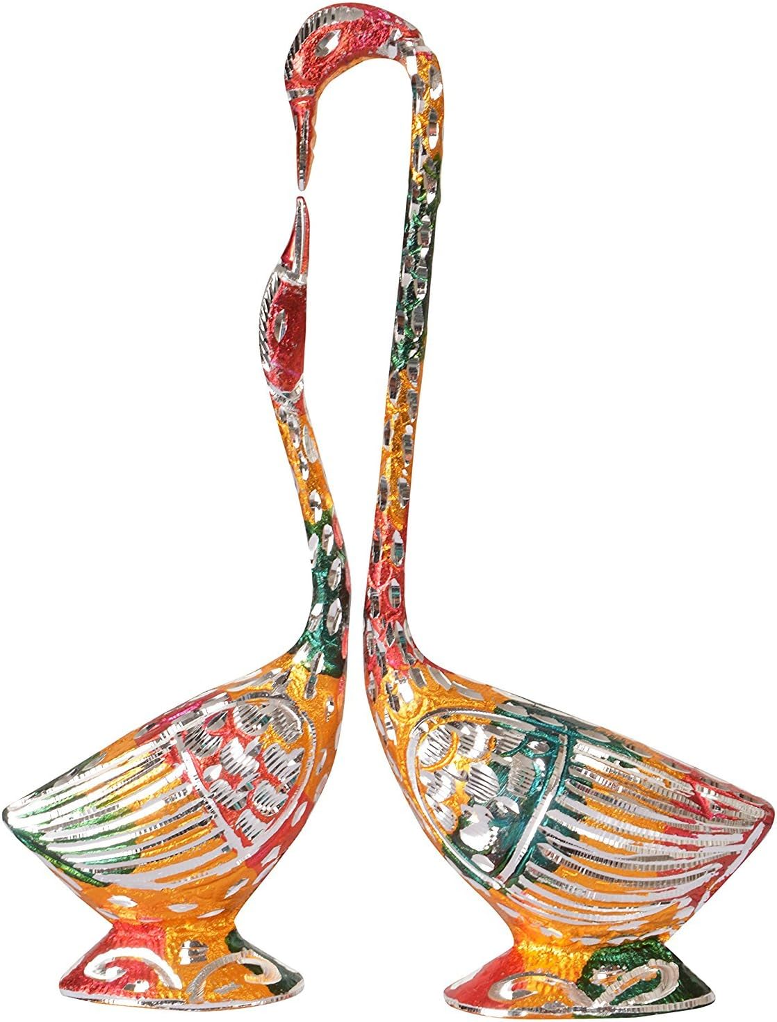 Houzzplus Metal Showpiece ( 28 x 24 x 4 cm, Multicolour)