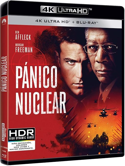 Panico Nuclear 4k Uhd Y Bd Blu Ray Amazon Es Ben Affleck Morgan Freeman Ian Mongrain Phil Alden Robinson Ben Affleck Morgan Freeman Paramount Pictures Cine Y Series Tv