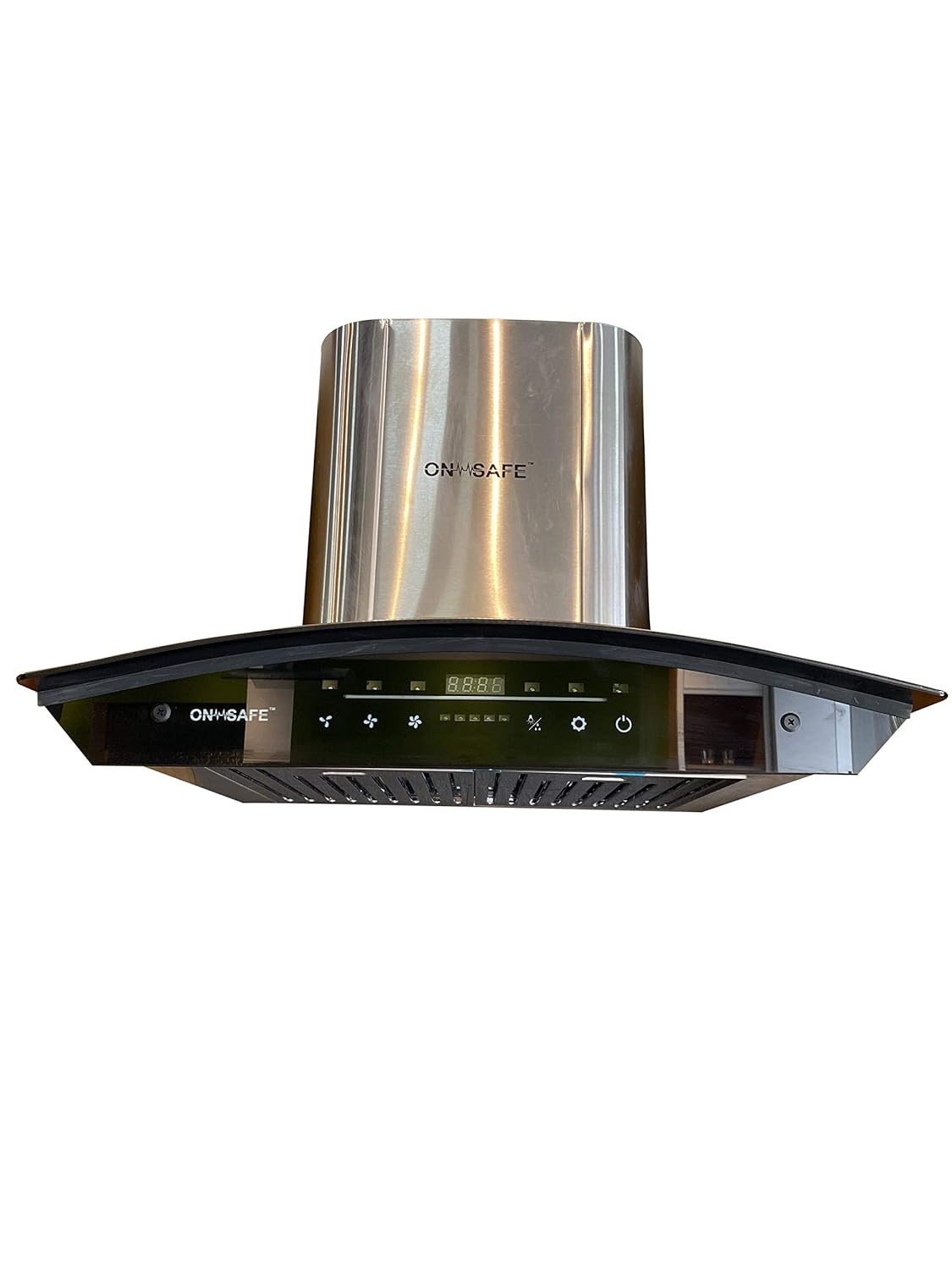 Onsafe Modular Kitchen Chimneys 60 Cms 850m3/h Suction Power, Push