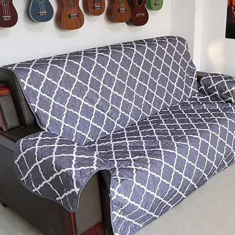 Amazon Happyyoo 高品質ソファカバー ソファー シーツ 一人掛け 二人掛け 三人掛け 撥水加工 マルチカバー ペット用品 犬 猫 防汚 防水 傷防止 シーツ 両面用 四季兼用 汎用 グレー 2人がけ 116x188cm ソファカバー マルチカバー オンライン通販