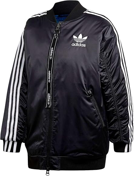 adidas originals long bomber jacket