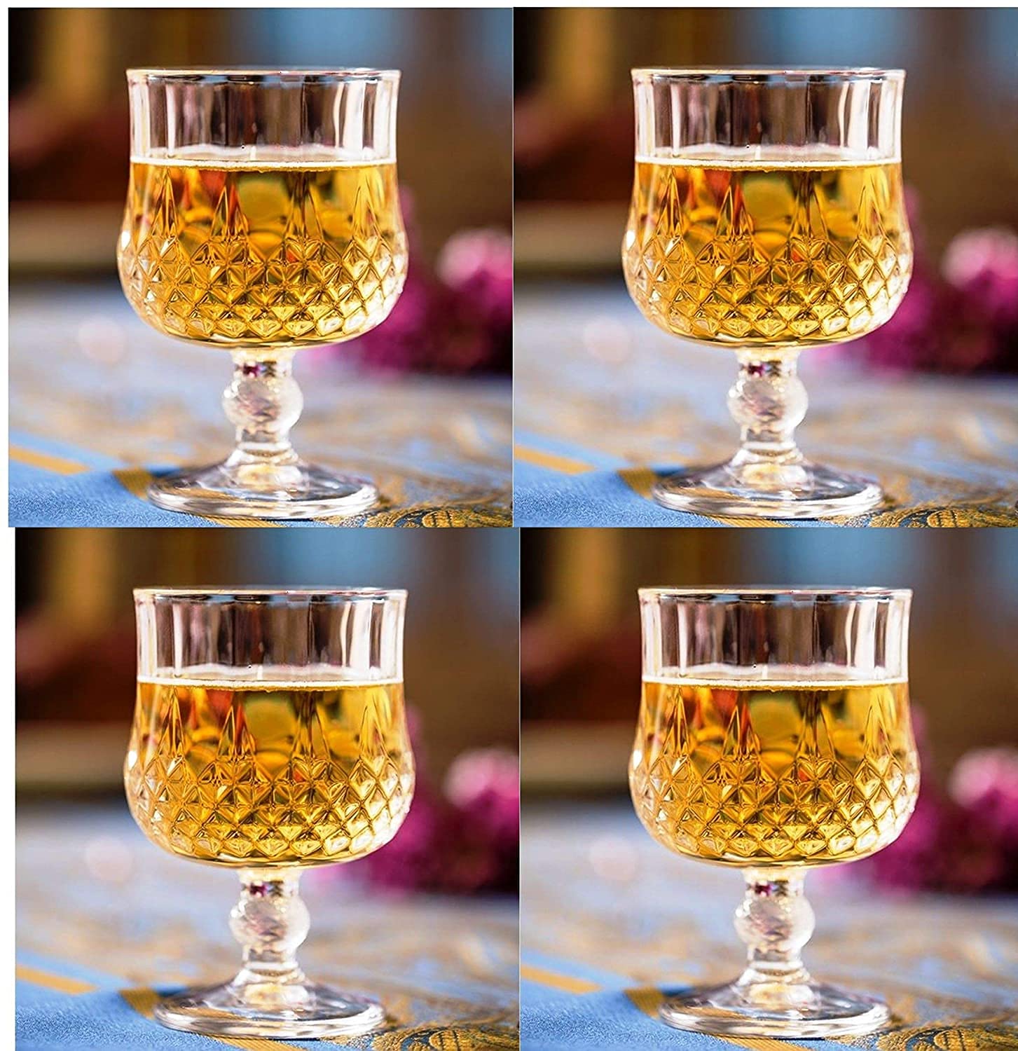 Crystal Sherry Brandy Cognac Snifter Glasses