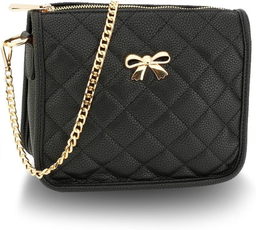 Medium Crossbody Bags For Women Ladies Luxury Quilted Shoulder Fashion New Faux Leather Handbags