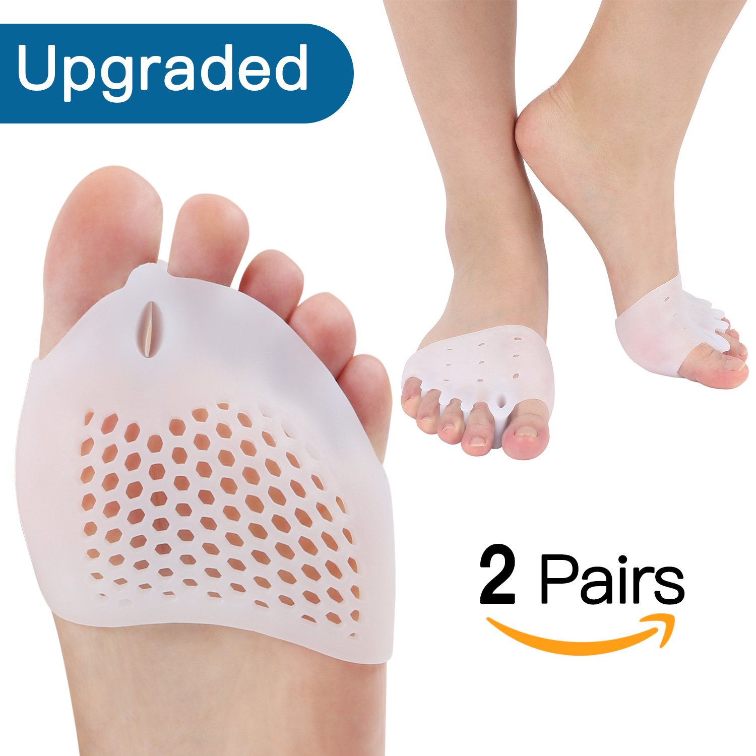 [Upgraded] Feetrelax Toe Separators Pinky Hammer Toe Straightener
