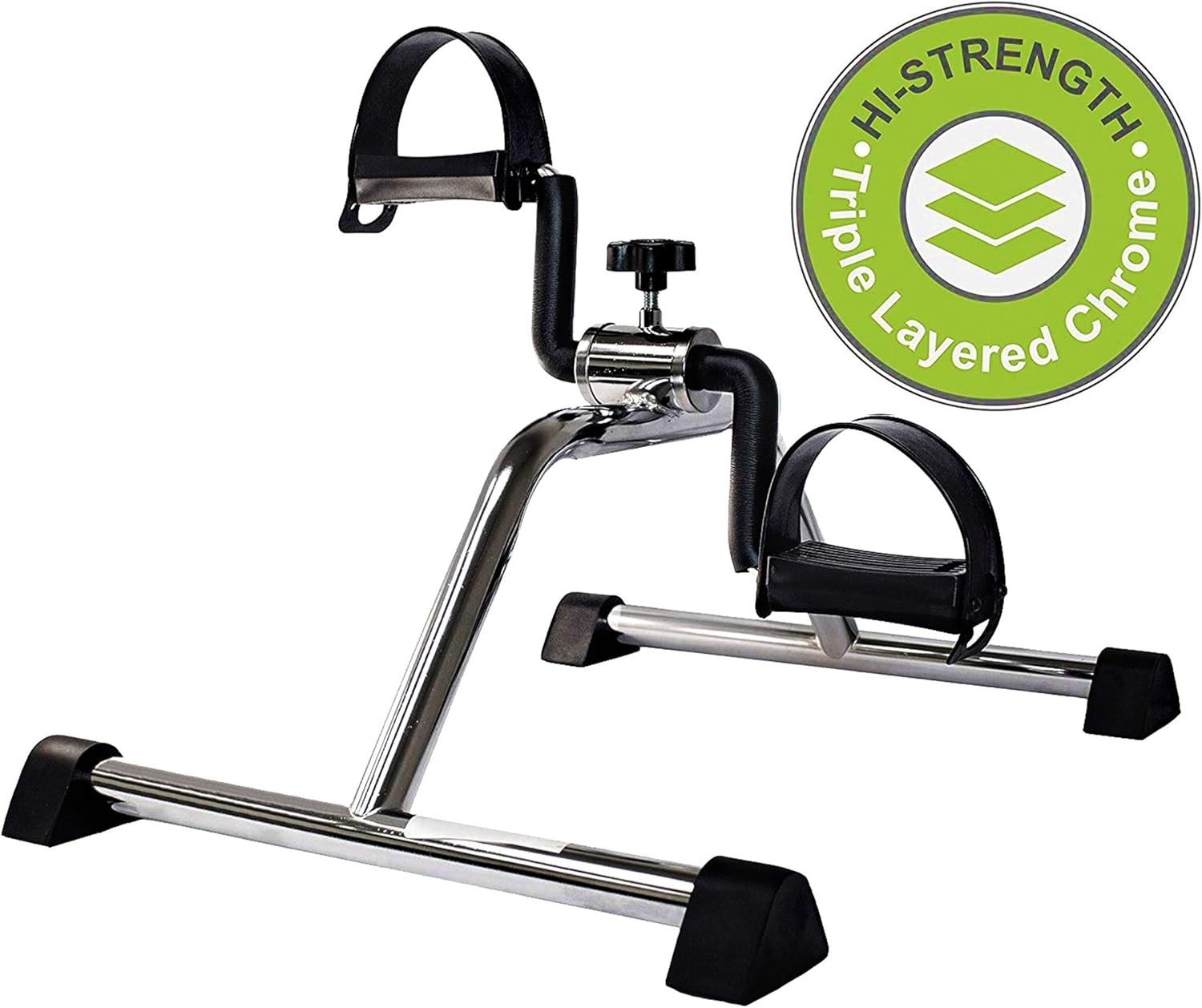 Vaunn Medical Pedal Exerciser Chrome Frame (Fully Assembled Exercise Peddler, no