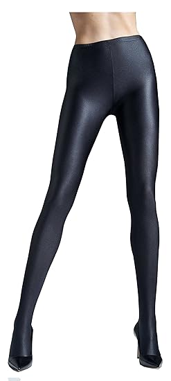 Gatta Black Brillant Super Blickdichte glänzende Strumpfhose eleganter Look für Frauen Passform ideal im Herbst und Winter Da