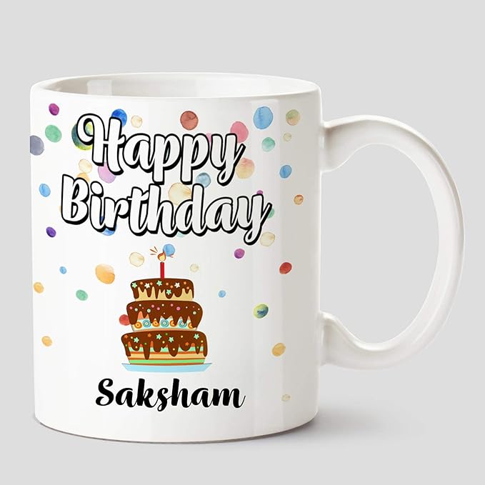 Buy Huppme Happy Birthday Saksham Name Ceramic White Coffee Mug 330 Ml Online At Low Prices In India Amazon In Buy Huppme Happy Birthday Saksham Name Ceramic White Coffee Mug 330 Ml Online At Low Prices In India Amazon In