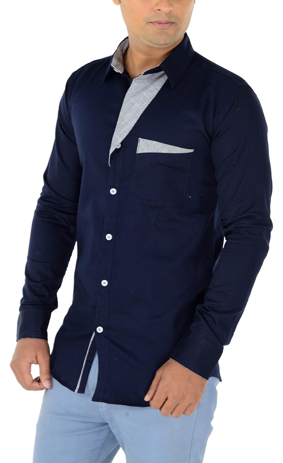 n t fashion men's satin casual shirt
