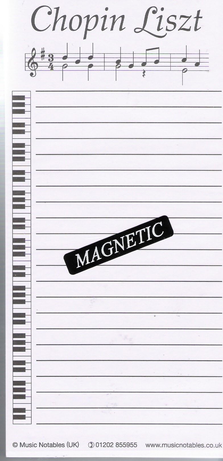 Chopin Liszt shopping list