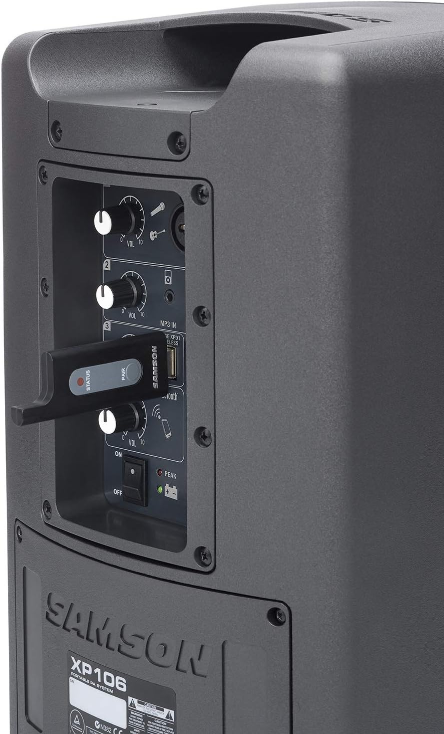 samson wireless mic and speaker