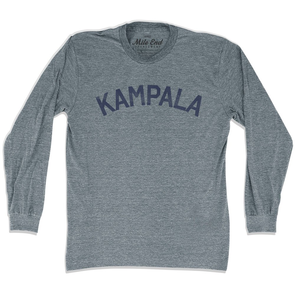Men Kampala City Vintage Long Sleeve Tshirt Clothing