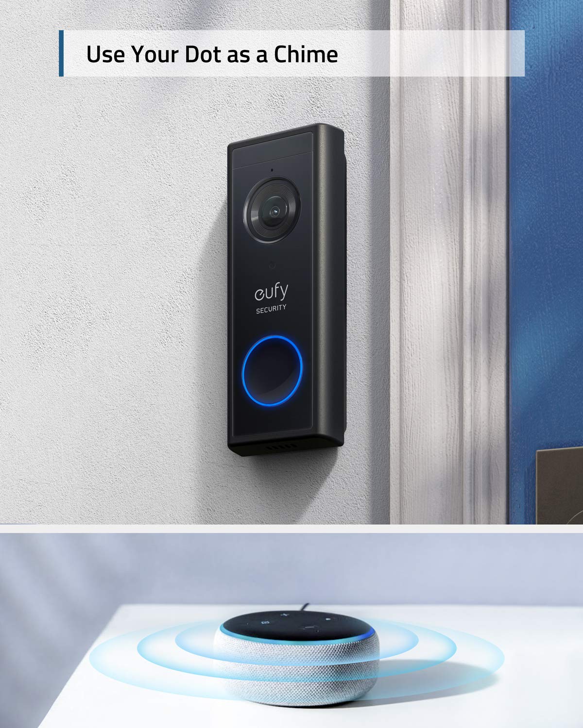 Mua eufy Security, WiFi Video Doorbell Kit, 1080pGrade Resolution