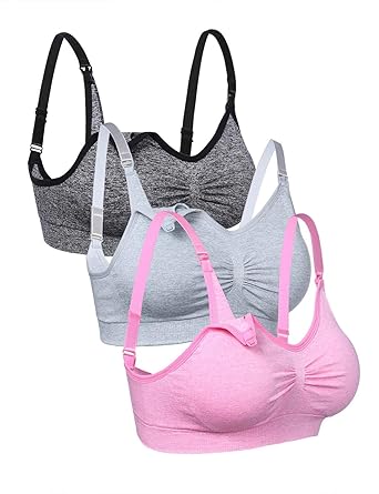 Abollria Still BH Damen Schwangerschaft Still ohne Bügel Nahtlose Still-BHS Tops Verlängerungen Umstandsmode Unterwäsche