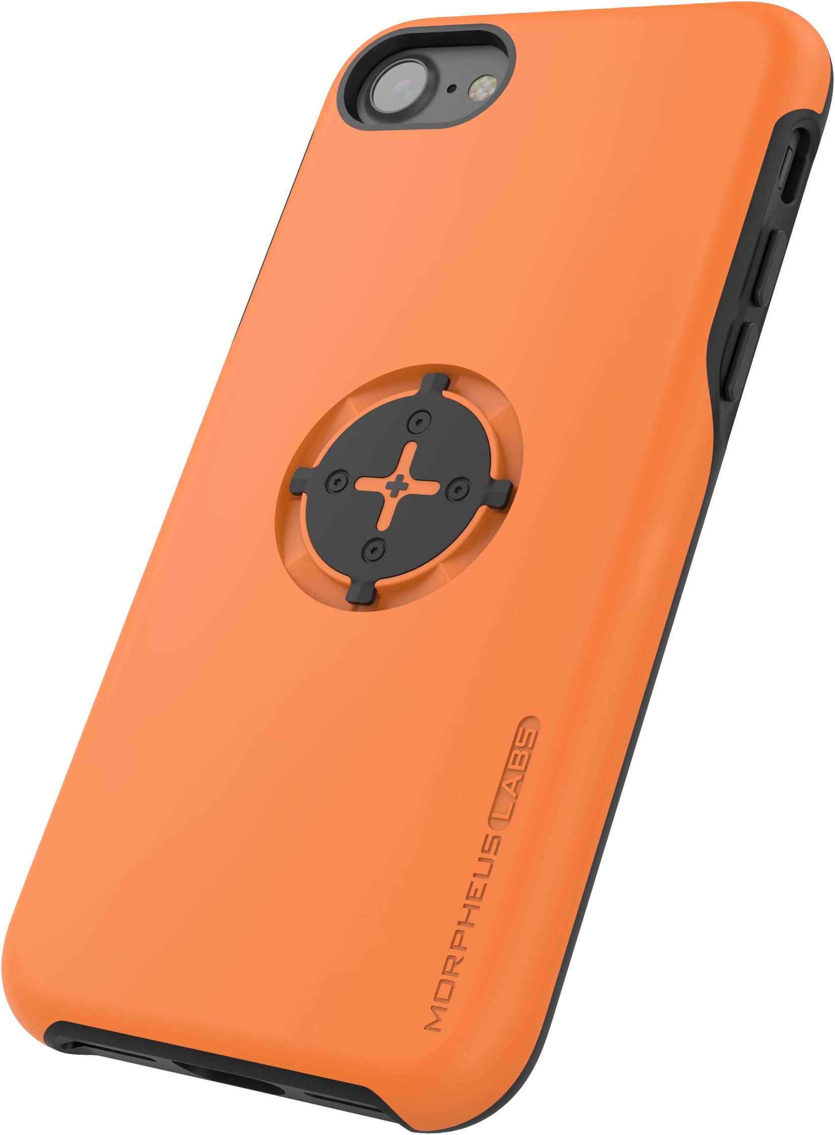 MORPHEUS LABS M4s Case for Apple iPhone 8 / 7 cover (bike mount ist not included) [Orange]
