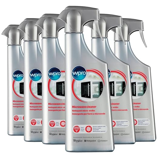 Wpro microondas limpiador spray, 6 x 500 ml Elimina todo tipo de ...