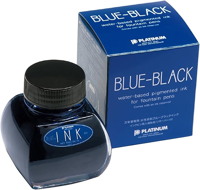 Amazon プラチナ万年筆 万年筆ボトルインク 60cc ブルーブラック Ink 10 3 詰め替えインク 文房具 オフィス用品