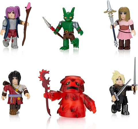 Roblox Action Collection World Zero Six Figure Pack Includes Exclusive Virtual Item Action Toy Figures Amazon Canada