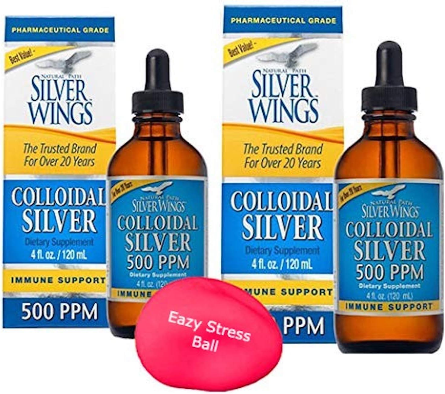 Natural Path Silver Wings Colloidal Silver 500 ppm Pure