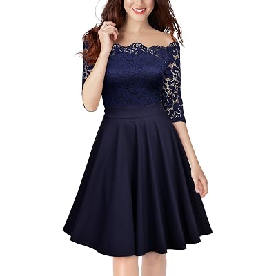 MISSMAY Womens Vintage Floral Lace Half Sleeve Off Jordan | Ubuy