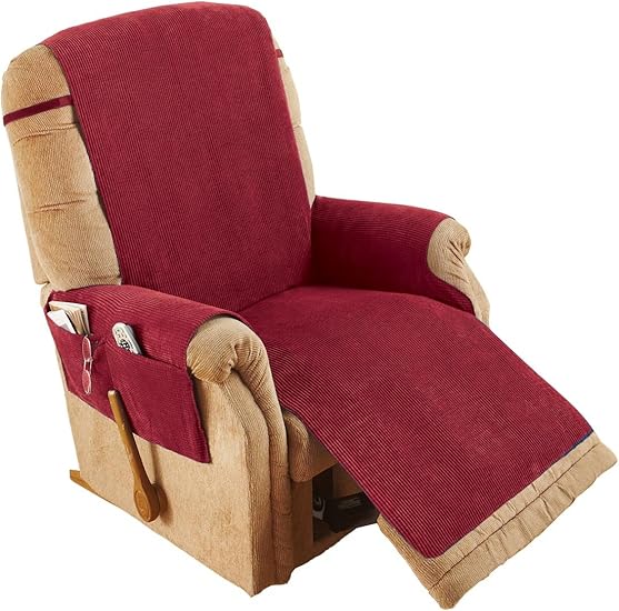 Amazon Com Carol Wright Gifts Chenille Recliner Cover Color