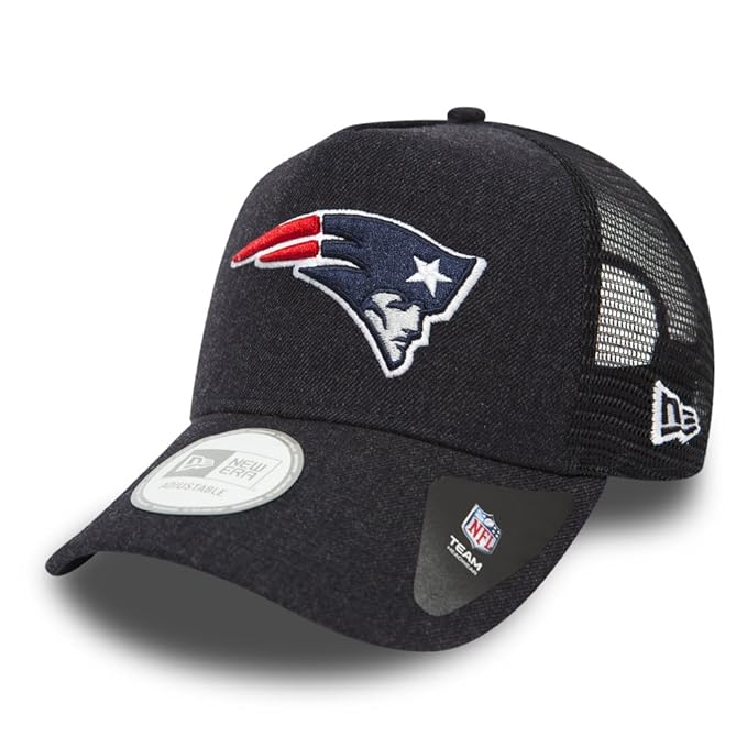 New Era Heather Team Trucker New England Patriots für Herren, Farbe Blau, Größe OSFA