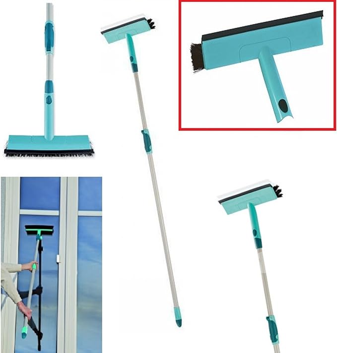 Leifheit Telescopic Window Cleaner Kit Pole Cleaning Extendable With