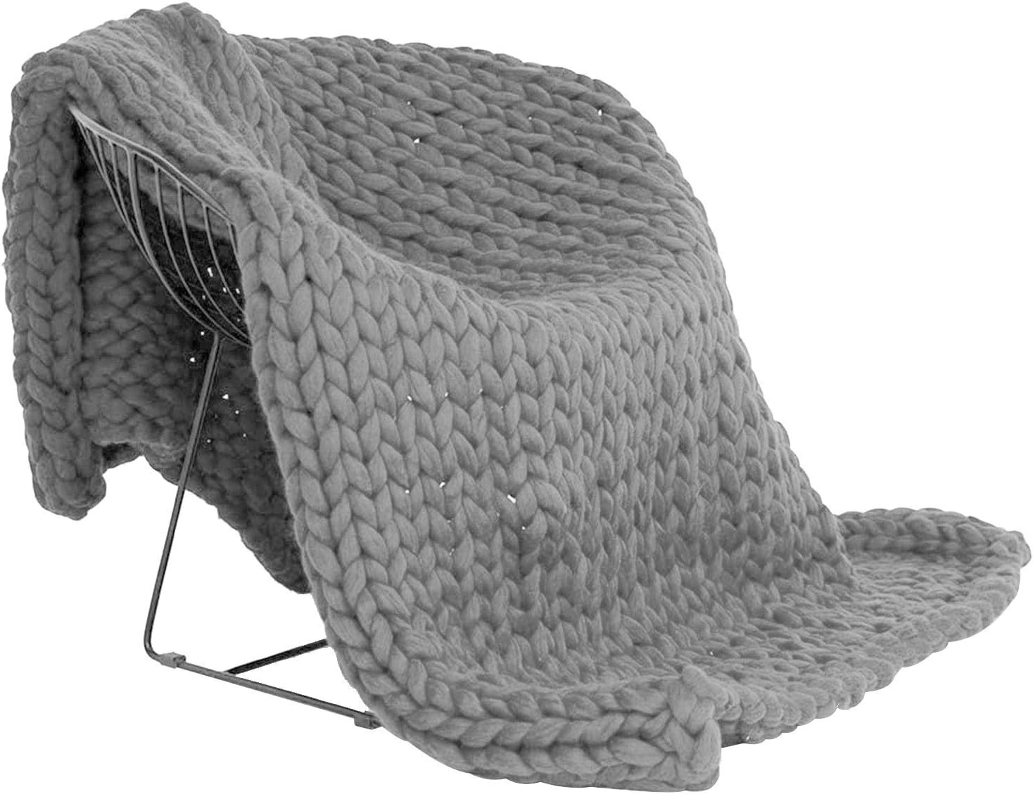 Grob gestrickte Decke für die Dekoration aus Polyester Ausgezeichnete