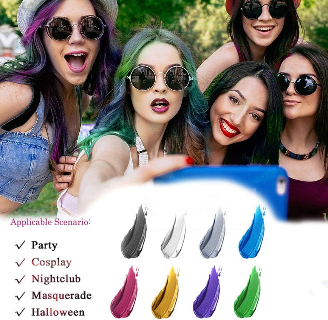Hair Colour Wax One-time Temporary Modeling Natural Colour Hair Dye Wax,Natural Matte Hairstyle for party,Cosplay,Masquerade,Nightclub,Halloween - Image 5