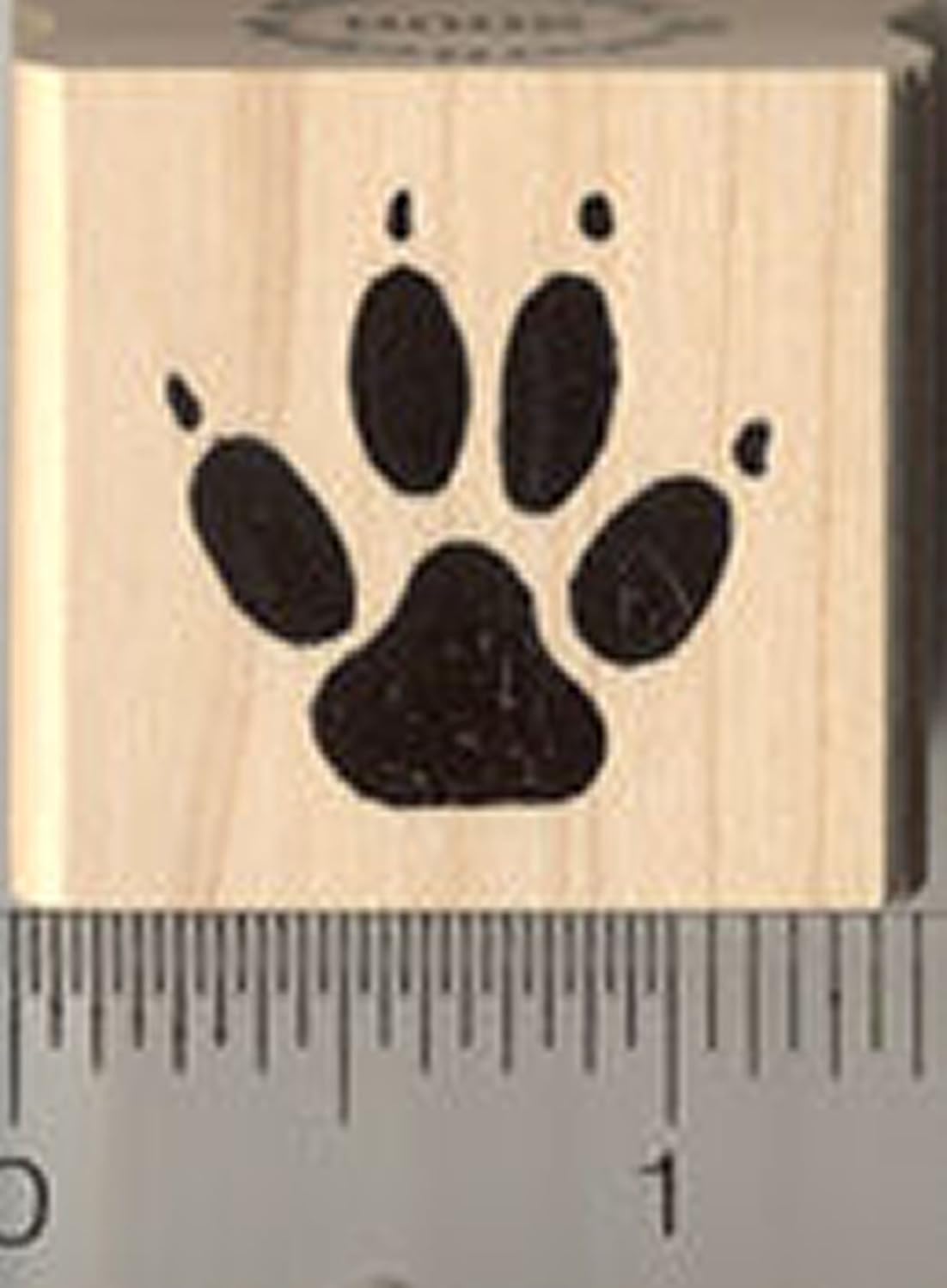 Dog Paw Print Rubber Stamp Arts, Crafts & Sewing