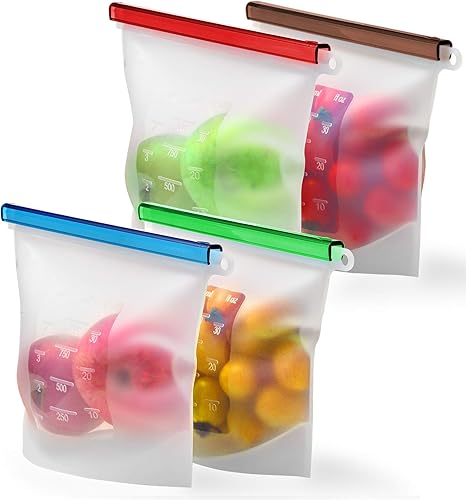 silicone freezer bags