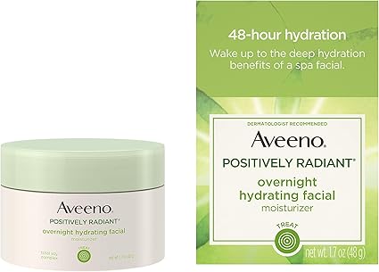 overnight hydrating facial moisturizer von aveeno