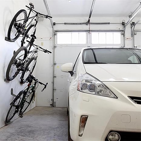 PerGrate 3 PC an der Wand befestigte Fahrrad Steht Stahlstützbike-Radfahrenpedal-Reifen-Speicher-Aufhänger-Gestell
