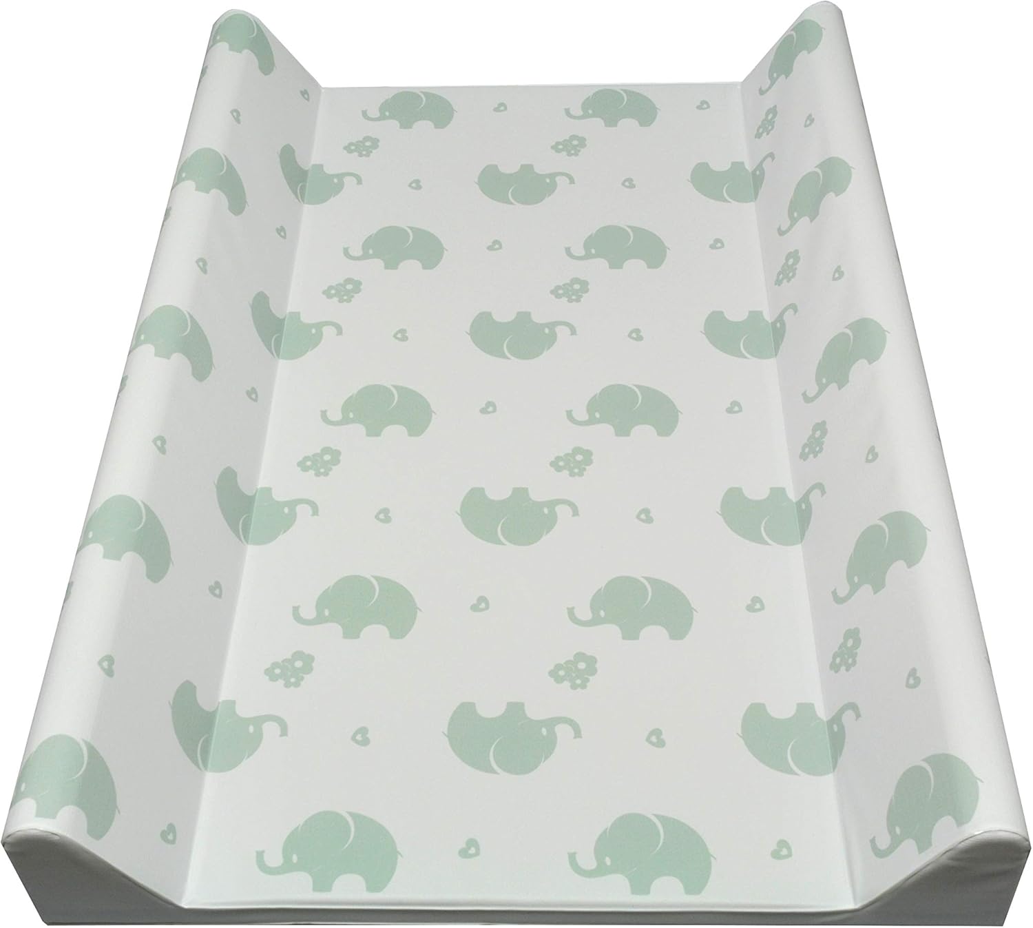 green baby changing mat