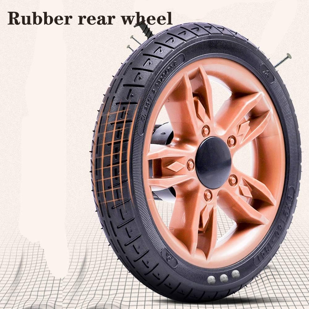 STRR Kinderwagen, Cabrio Reclining Spaziergänger, Faltbare und bewegliche Pram Carriage Sportkinderwagen, 5-Punkt-Gurt und High Capacity Basket