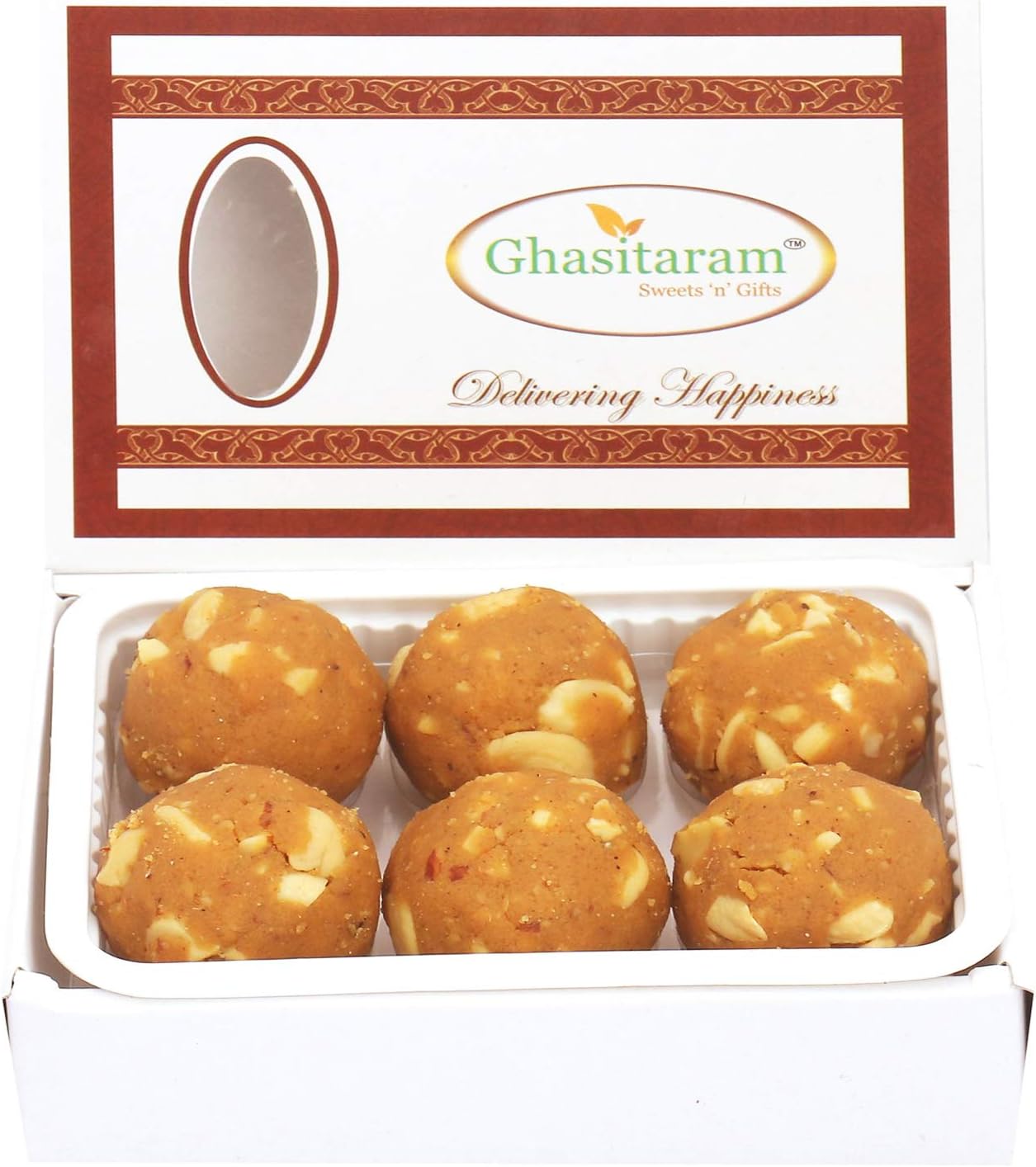 Father's Day Sweets-Ghasitaram's Special Besan Laddoo (200 GMS) |Gift for Diwali,Holi,Rakhi,Valentine,Christmas,Birthday,Anniversary,Gift for Her,Him,Mothers Day,Fathers Day|