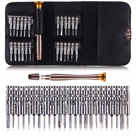 HSR 25 in 1 Precision Screwdriver Set Multi Pocket Repair Tool Kit