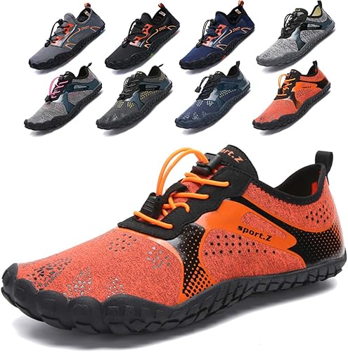 Amazon Nuomama マリンシューズ ウォーターシューズ 水陸両用 幅広 厚底 アクアシューズ アウトドア メンズ 川の靴 ハイキング シューズ ビーチサンダル クライミング スニーカー カジュアルシューズ 通気性 速乾 Nuomama ウォーターシューズ