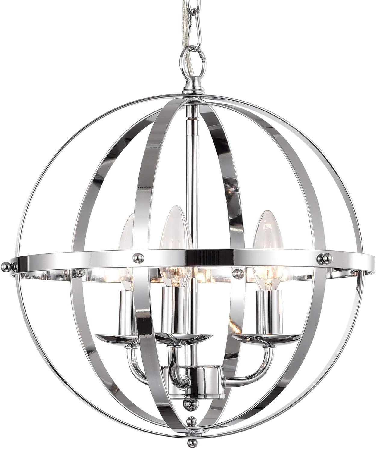 chrome light fixtures kitchen