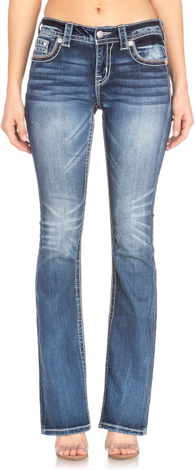 Miss Me Lucky Feeling Bootcut Jeans