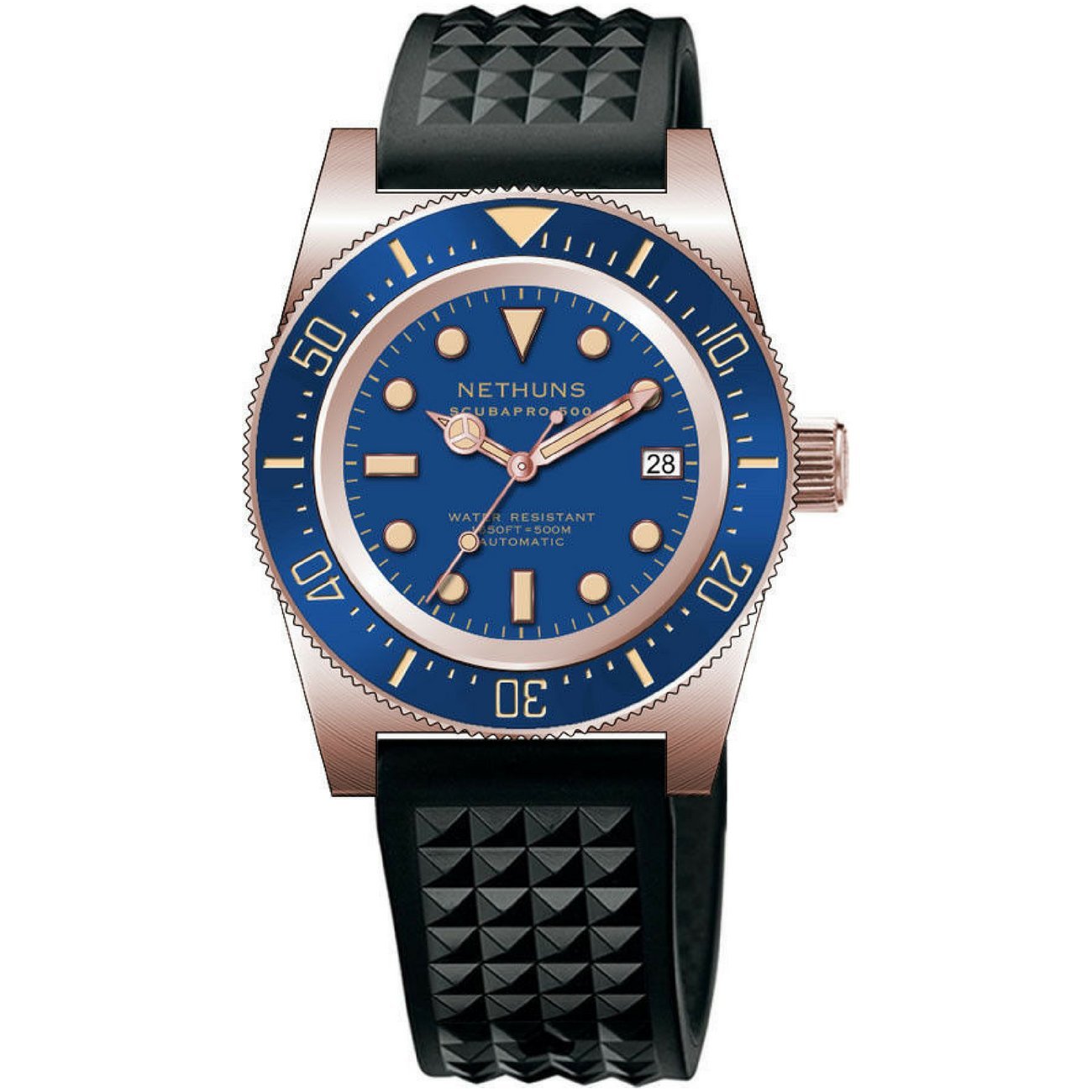Nethuns Scubapro 500m Diver Sps522 Mens Watch
