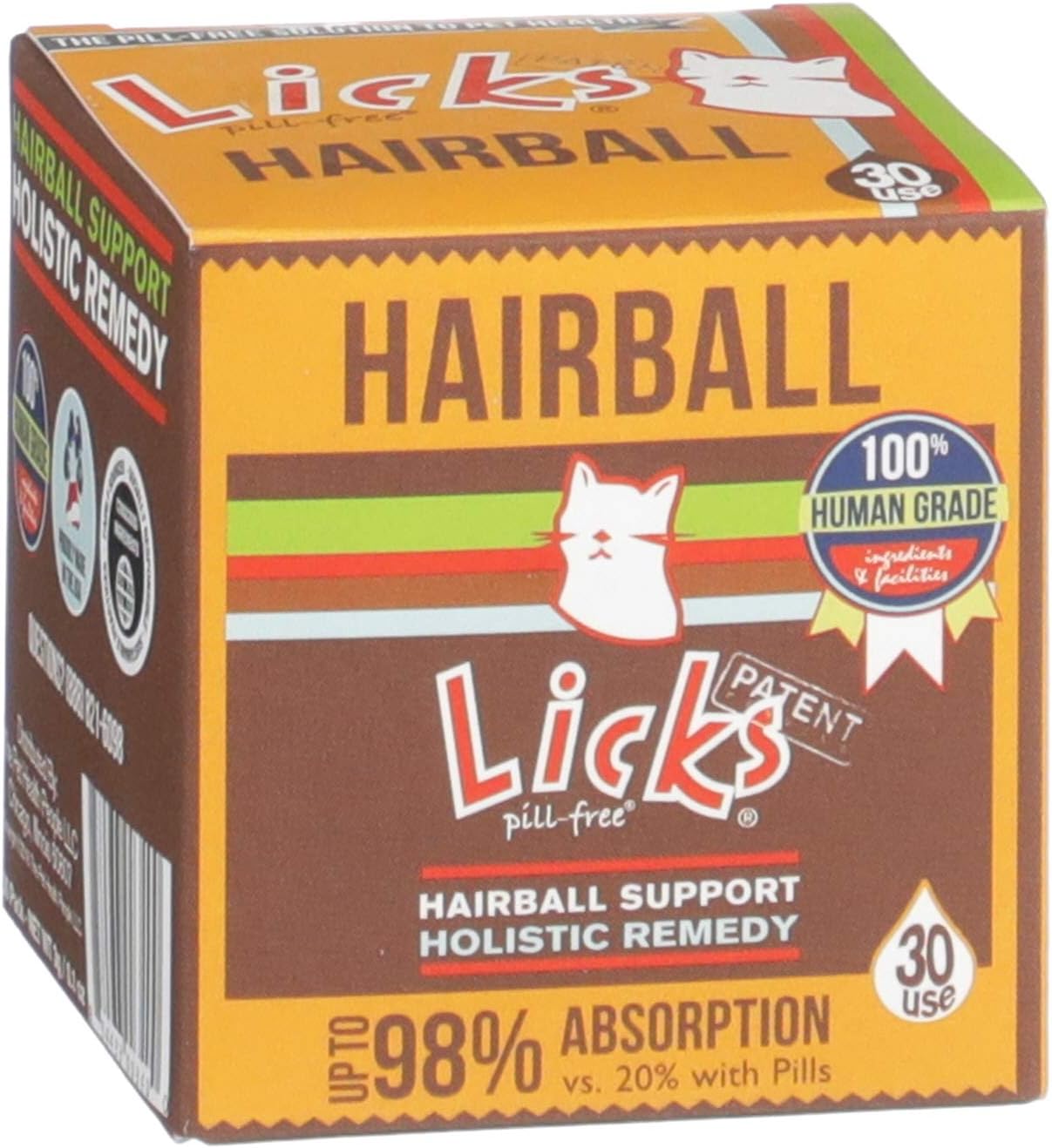 Licks Hairball Remedy for Cats Cat Hairball Treatment Containing