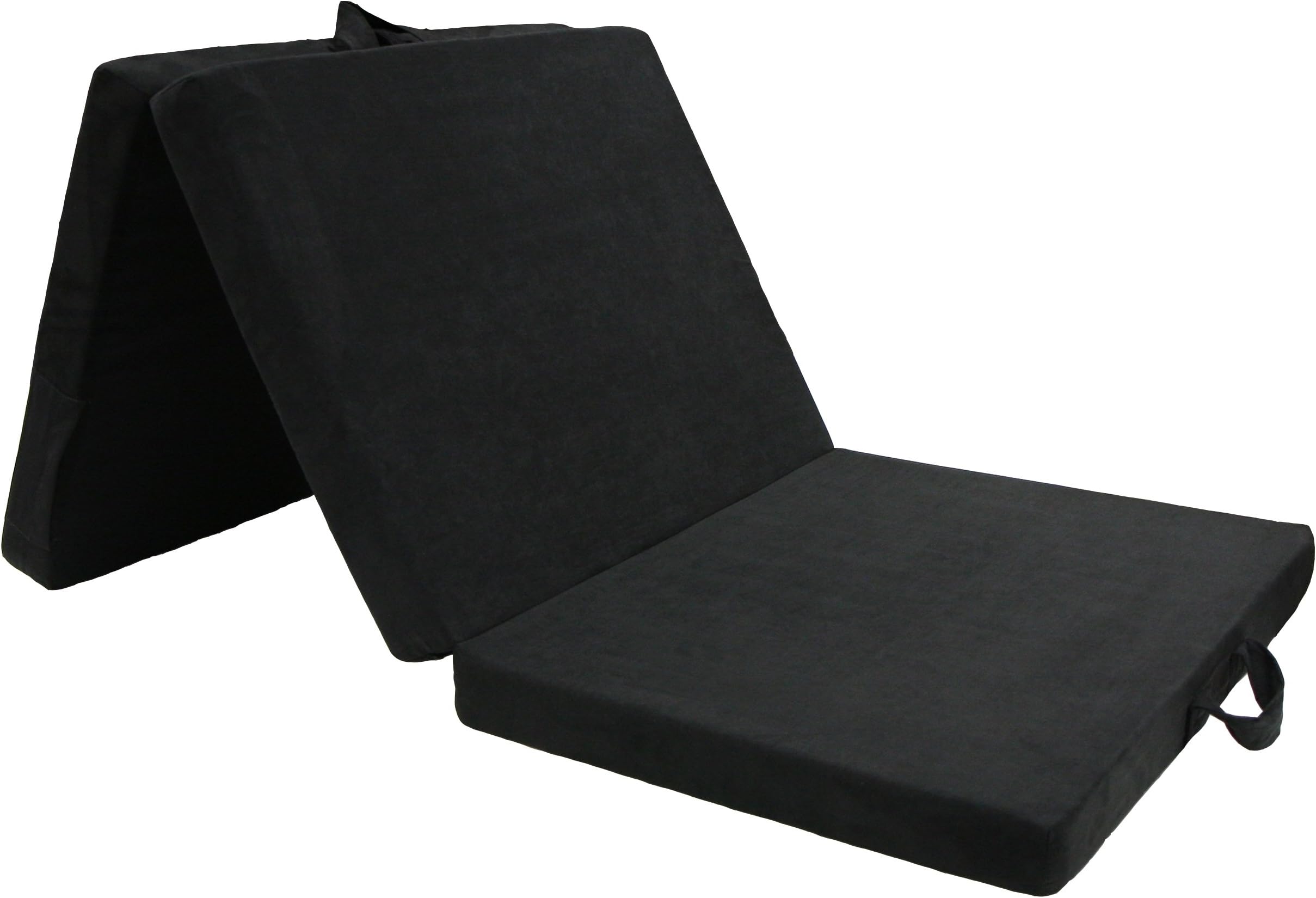 Integrity Bedding Tri-fold 75-inch Portable Foam Camping Sleeping Excercise Mat Sleepover Pad with Free Memory Foam Pillow