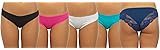 JMC Trading CompanyNew 5 Pack Ladies Brazilian Briefs with Cotton Stretch
