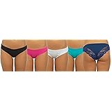 JMC Trading CompanyNew 5 Pack Ladies Brazilian Briefs with Cotton Stretch