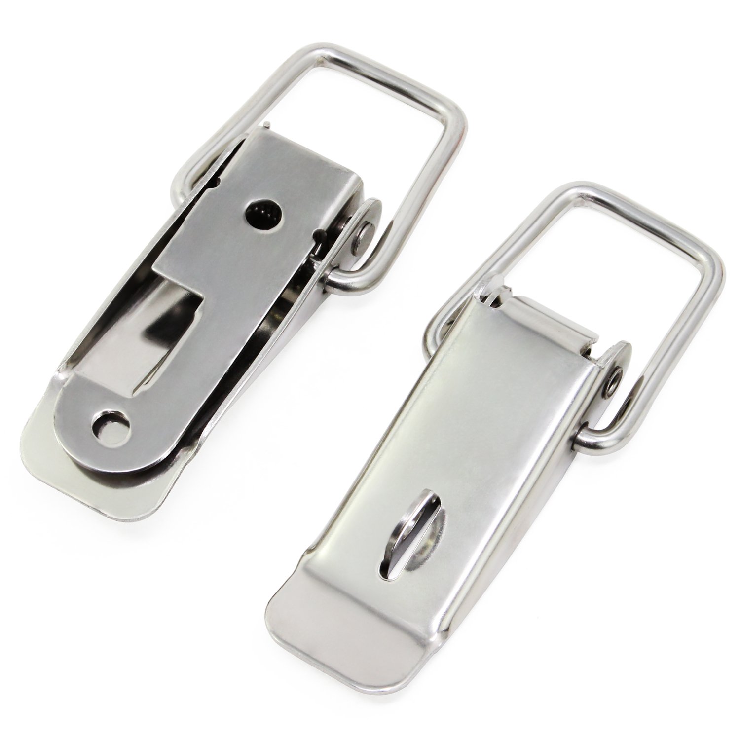 OCR 4PCS Spring Loaded Toggle Latch Hasp Stainless Steel Box