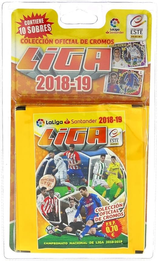 Panini - Blíster 10 Sobres Liga Este 18/19: AA.VV: Amazon.es: Juguetes y juegos
